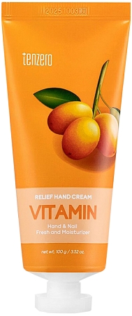 Tenzero~Ухаживающий крем для рук с витаминами~Relief Hand Cream Vitamin